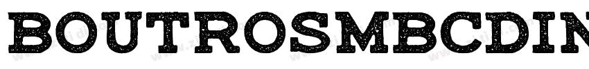 BoutrosMBCDinkum Bol字体转换